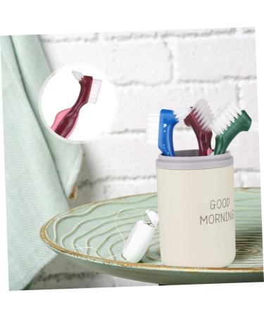 Frcolor 3-Piece Double-Headed False Toothbrush Set - Prosthesis Cleaning Brush for Ultimate Dental Care - Buy Online on GoSupps.com