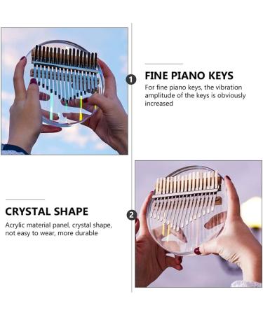 17 Tone Thumb Piano Mini Kalimba - Beginner Friendly 8 Keys Musical Instrument - Buy Online on GoSupps.com