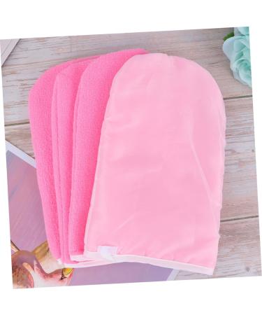 Ipetboom Hand Treatment Mitts 2 Pairs Insulated Gloves Bath Treatment Mitt Paraffin Wax Gloves Insulation Cover Hand Pink Hand Spa Cover - Buy Online on GoSupps.com