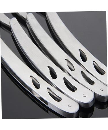 Beaupretty Stainless Steel Razor Holder | Vintage Shaver Stand & Blade Organizer | 2 PCs for Men - Buy Online on GoSupps.com