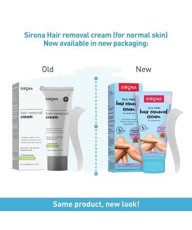 Sirona Hair Removal Cream for Women - 1.69 Fl Oz | No Talc & Harmful Chemicals | Ideal for Bikini, Underarm & Legs | Dermatologically Tested - Buy Online on GoSupps.com