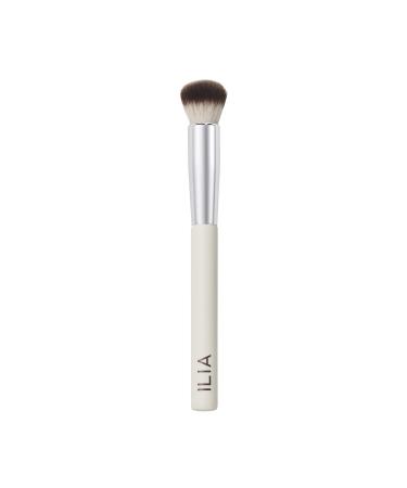 ILIA - Complexion Brush | Non-Toxic Vegan Cruelty-Free Multi-Use Brush With White Wood Handle + Soft Synthetic Bristles