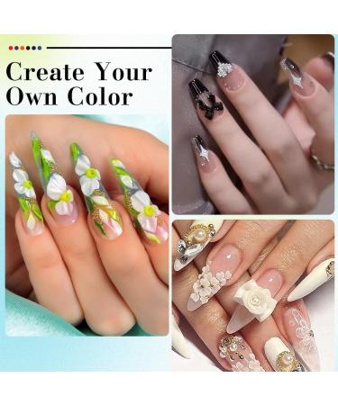 Acrylic Nail Kit 24 Colors Nail Acrylic Powder Acrylic Nail Powder for Acrylic Nails Extension kit Acrylic Powder Kit for Beginner DIY at Home - Buy Online on GoSupps.com