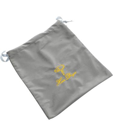 Baluue 2pcs Hair Curler Travel Bag Fabric Hair Dryer Travel Pouch Grey Drawstring Bag 30.00X25.00X0.50CMx2pcs Greyx2pcs - Buy Online on GoSupps.com