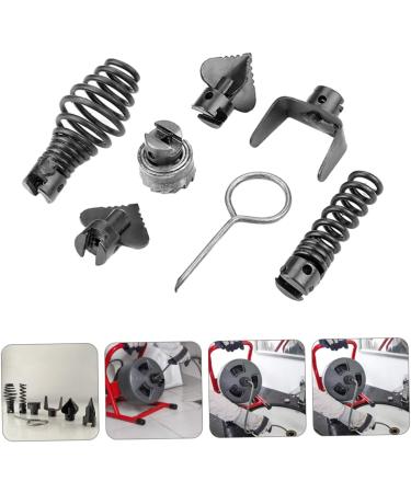 COOLHIYA 7pcs Pipe Cleaner Cleaning Tools Household Cleaner toliet Bowl Cleaner Toilet Parts Coil Springs Practical Toilet Cleaners to Rotate Manganese Steel Drainage Floor Drain - Buy Online on GoSupps.com