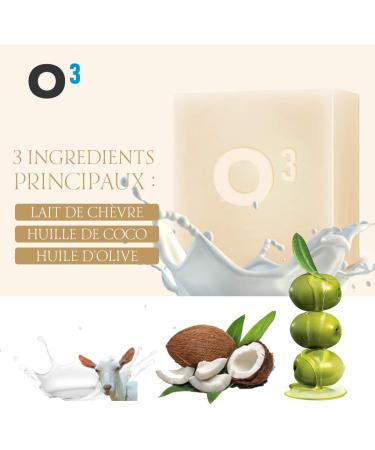 O Organic Donkey Milk Soap - 100% Natural Soap Without Palm Oil or Edta - Anti-Wrinkle and Anti-Acne - 100% French Production (2 Soaps of 100gr) - Buy Online on GoSupps.com
