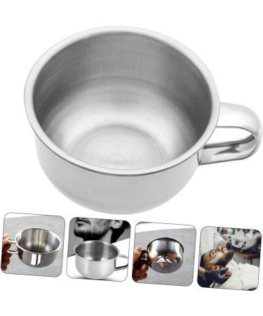 Buy Minkissy 2-Pack Stainless Steel Shaving Cups - Men's Razor Accessories for Perfect Shave | International Shipping Available - Buy Online on GoSupps.com