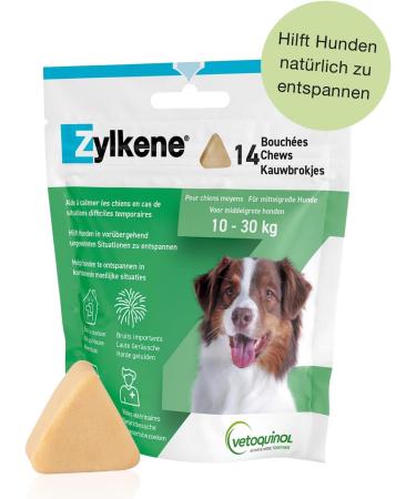 Vetoquinol Zylkene Chews 225mg - 14 Pieces for Pet Anxiety Relief | Fast International Shipping - Buy Online on GoSupps.com