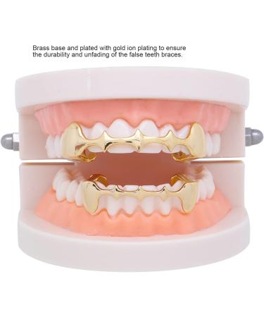 Party Teeth Braces Hip Hop Braces Portable Elegant Brass for Halloween Party Music Concert - Buy Online on GoSupps.com