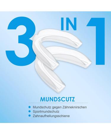 Mitbuty Mouth Protection for Teeth Grinding - 8 Packs (2 Sizes) | Night Bite Rails for Bruxism TMJ & Bite Issues - Safe for Adults & Children - Buy Online on GoSupps.com