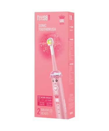 Teesa Sonic Junior Electric Toothbrush for Children | Kids Sonic Toothbrush for Girls - Buy Online on GoSupps.com