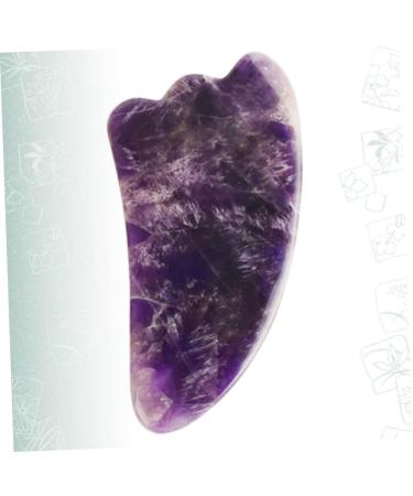 WOONEKY 1pc Eye Beauty Roller Face Neck Massager Jade Facial Massager Scrapping Plate for Spa Face Massage Roller for Women Jade Scraping Plate Trigger Point Board Eyes Purple 8.00X5.00X1.50CM Purple - Buy Online on GoSupps.com