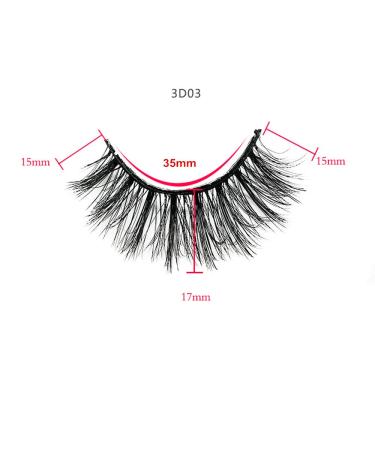 Shop 5 Pairs Faux 3D Mink Eyelashes Multipack | Soft & Natural False Eyelashes for Makeup (3D03) - International Shipping Available - Buy Online on GoSupps.com