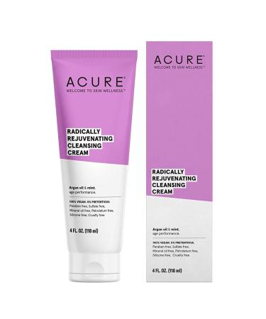 Acure Organics Facial Cleansing Creme Argan Oil + Mint 4 fl oz (118 ml)