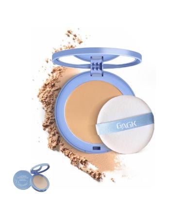 Matte Perfection Pressed Powder GAGK Matte Perfection Pressed Powder Gagk Lasting Waterproof Makeup Lightweight Facial Makeup for Soft Focus Finish (#3)