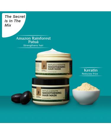 Pilgrim Patu & Keratin Hair Mask - Strengthening & Deep Conditioning for Dry Frizzy Hair | Sacha Inchi Formula | 6.76 Fl Oz - Buy Online on GoSupps.com