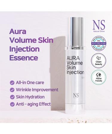 Aura Volume Skin Injection - Enhance Volume & Elasticity | Peptide Liposomal Adenosine with Green Tea Pomegranate Jojoba & Lavender Oils (1.6 fl oz) - International Shipping Available - Buy Online on GoSupps.com