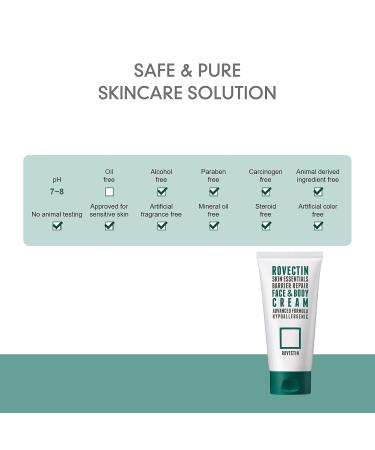 ROVECTIN Barrier Repair Moisturizing Cream | Intense Panthenol & Ceramide Lotion | Anti-Aging Astaxanthin | Hypoallergenic Vegan Korean Skincare (6.1 fl oz) - Shop Internationally - Buy Online on GoSupps.com