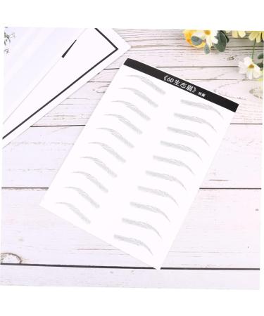 FOMIYES 2 Pairs Waterproof Sticker Makeup Stuff Artificial Eyebrow Patch Brow Tatoo Tool The Lazy Hair Miss - Buy Online on GoSupps.com