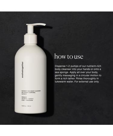 evolvetogether Nutrient-Rich Body Cleanser for Women & Men | Havana Cardamom Vetiver & Cedarwood | Cream-to-Oil Hydration Gently Cleanses | Vegan Cruelty-Free Sulfate Free | (11.8 fl oz) 11.8 Ounce (Pack of 1) Havana - Buy Online on GoSupps.com