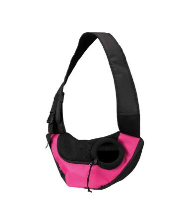 Trixie 28956 Front Bag Sling 50 25 18 cm pink/black