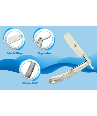 Buy SMI Razor for Men - Fixed Blade Barber Knife with Case (1404) | International Shipping - Buy Online on GoSupps.com