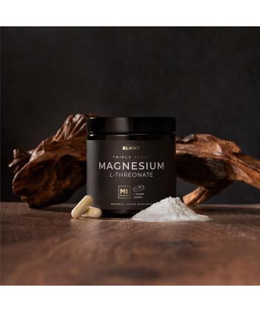 Triple Sleep Magnesium L-Threonate w. Apigenin Theanine & Magtein Magnesium L Threonate - High Absorption Magnesium Supplement Capsules for Men and Women Magnesium Powder Pills - Buy Online on GoSupps.com