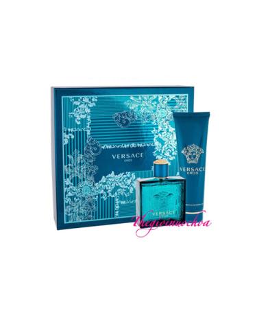 Versace Eros By Versace 2 Piece Gift Set-3.4 Oz Eau De Toilette Spray 5.o Oz Shower Gel For Men 3.4 oz Combo 2