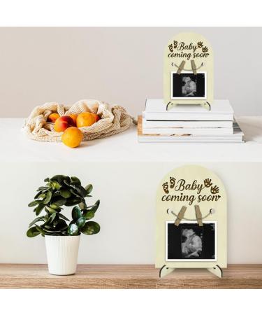 Buy Nbeads Sonogram Picture Frame - 18x12.5cm Baby Footprints & Handprints Pregnancy Announcement Gift for First-Time Mothers - Buy Online on GoSupps.com