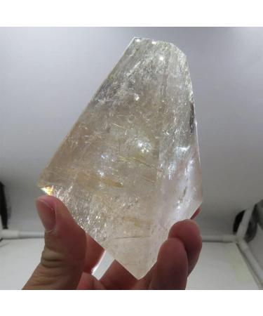 Crystal Rough 256g Rare ++ Natural Hair Quartz Rutilated Rutile Quartz Crystal Stone with Rainbos Reiki 2022 - Buy Online on GoSupps.com