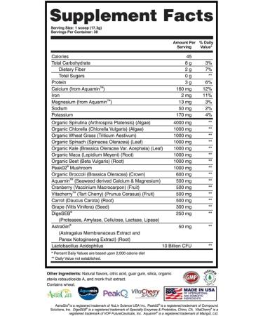 Apollon Nutrition Greens Daily Superfood & Digestive Support | Organic Greens Reds Enzymes Prebiotics | Whole-Body Wellness Formula | 30 Servings Apple Banana Apple Banana 1 Ounce (Pack of 1) - Buy Online on GoSupps.com