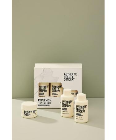 Authentic Beauty Concept Replenish Try-Me Kit for Damaged Hair - Nourishes & Strengthens | Vegan & Cruelty-Free - Buy Online on GoSupps.com