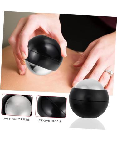 Gatuida 2nd Hand Stainless Steel Cold Massage Roller Ball - Manual Foot Massager & Fitness Device | Eis Rollerball Massage Tool - Buy Online on GoSupps.com