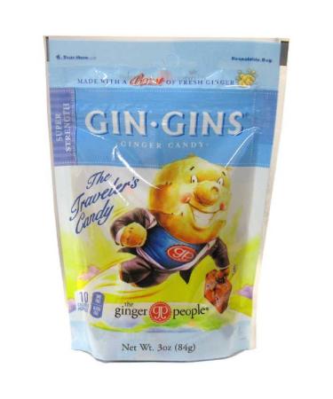 Gin Gins Gluten Free Vegan Ginger Candy Variety Bundle - Original, Spicy Apple, Peanut, Super Strength - 3 Oz. Each - Buy Online on GoSupps.com