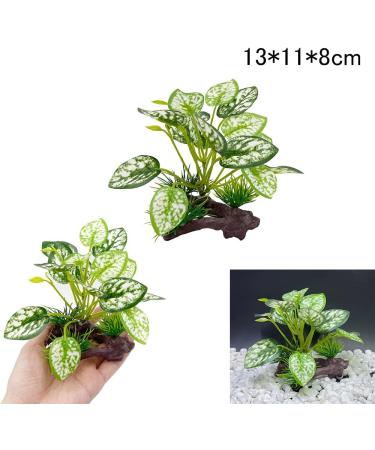 Smoothedo-Pets Aquarium Decoration | Betta Silk Blade Pad Driftwood Cave & Shell Accessories - Enhance Your Fish Tank! - Buy Online on GoSupps.com