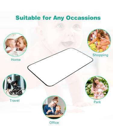 Lekebaby Portable Changing Mat Nappy Changing Mat Foldable Baby Changing Mat Travel Changing Mat Portable Baby Change Mat Quilted Black Black Quilting - Buy Online on GoSupps.com