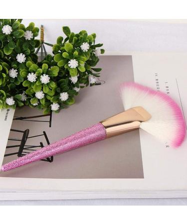 Makeup Brush Pro 1 Pcs Large Fan Shape Makeup Brush Blush Powder Foundation Cosmetic Tool - Buy Online on GoSupps.com