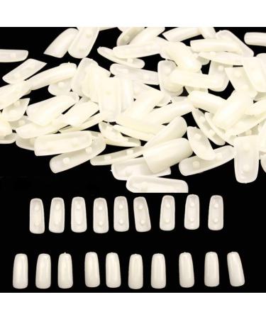 Minkissy 200-Piece Manicure Tips Kit | DIY Nail Practice & Art Display | Colorful Nail Training Tips & Stand - Buy Online on GoSupps.com