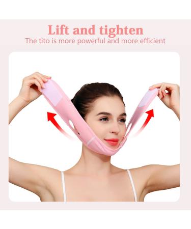 Double Chin Reducer V Line Facial Mask - Reusable Facial Slimming Strap for Jawline Exerciser - Buy Online on GoSupps.com