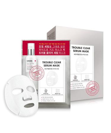 Trouble clear serum mask (10 Pack Count) for Moisturizing Soothing Sebum control Dead skin treatment and Oil Water balance control