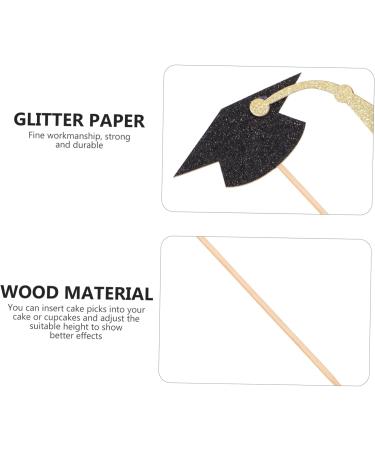 MAGICLULU 13pcs Graduation Season Cake Insert Cardstock Topper Graduate Dessert Toppers Graduation Baking Topper 2022 Cupcake Topper Congrats Desserts Inserts Toothpick Glitter Paper Food - Buy Online on GoSupps.com