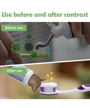 Easy-to-Use Silicone Dog Toothpaste Dispenser & Holder - Suitable for All Ages - Black - Buy Online on GoSupps.com