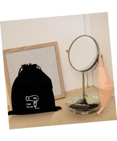 DRESSOOS 2pcs hair dryer bag drawstring travel Velvet bag hair tools travel bag - Buy Online on GoSupps.com