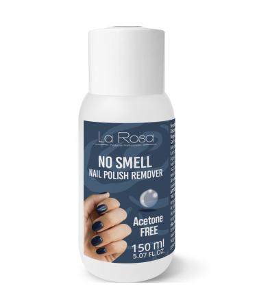 La Rosa LaRosa Acetone-Free Nail Polish Remover 150ml SENSITIVE NO SMELL for gentle and reliable nail polish removal