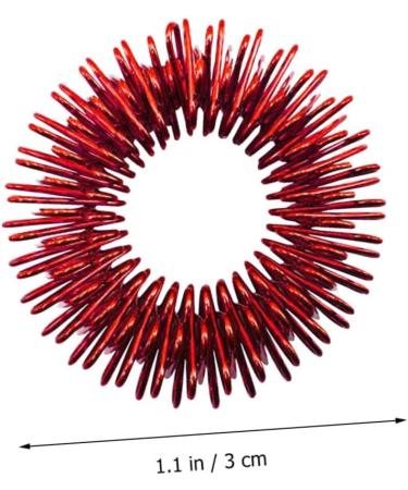 Clispeed Finger Massage Device - Stress Relief Fiddle Toy & Spiky Sensory Ring for Decompression & Acupressure Relief - Buy Online on GoSupps.com