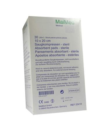 Suction compresses 10x20 cm sterile 30x1 st - Buy Online on GoSupps.com