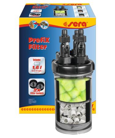 sera PreFix Filter - pre- bio- or quick filter for connection to pumps or external filters Single