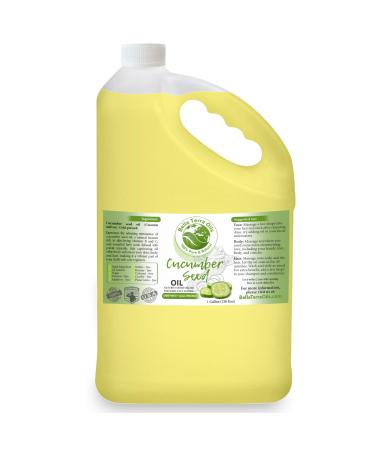 Bella Terra Oils Cucumber Seed Oil for Skin and Hair 1gallon Refreshing Hydrating Light Nutrient-Rich Non-Greasy 12.8 Fl Oz (Pack of 10)