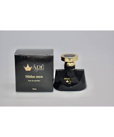 Midas Men | Perfume for Men | Regal and Masculine Fragrance Mens Perfume| Ocean Breeze and Sandalwood Scent | Cruelty-Free and BPA-Free Material | 30 ml - Buy Online on GoSupps.com