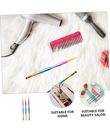 De Manicura Nail Brush Kit Manicure for Nails Nail Art Strip Brush Nail Polish Pen Pen for Nail Polishing Drawing Pens for Nail Painting Tool for Nail Polishing Set of 3 19X1X0.5CM Colourful - Buy Online on GoSupps.com